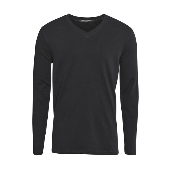 Herren Flanell Pyjama, schwarz