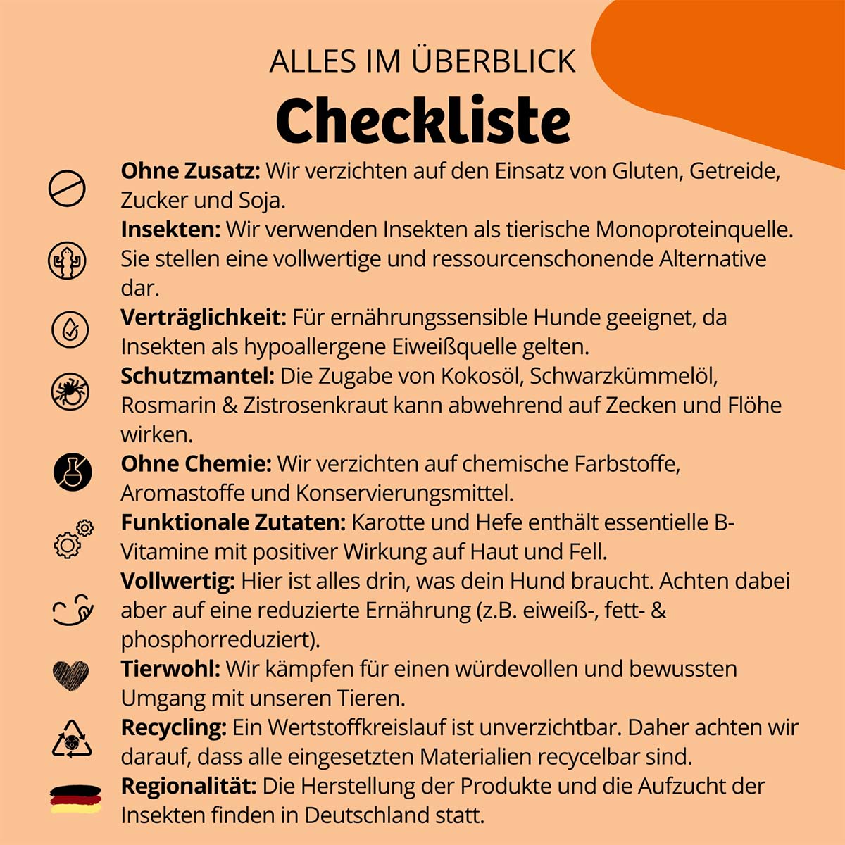 BugFutter Adult orange Karotte & Hefe günstig kaufen bei ZooRoyal