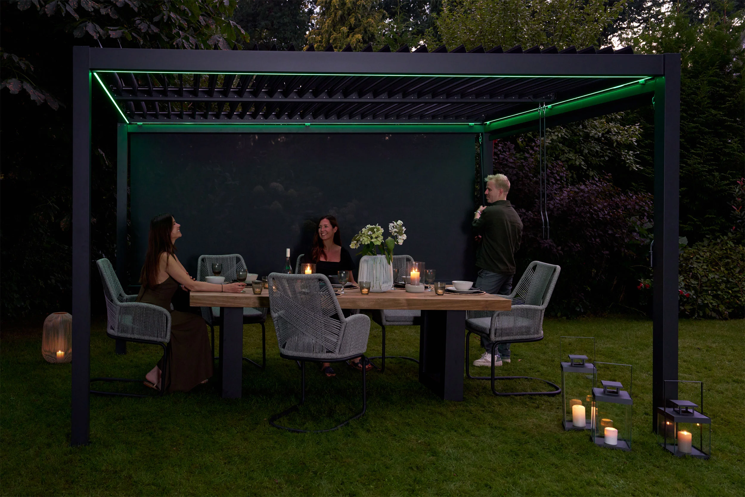 OUTDOORLED-Beleuchtung Gartenpavillon