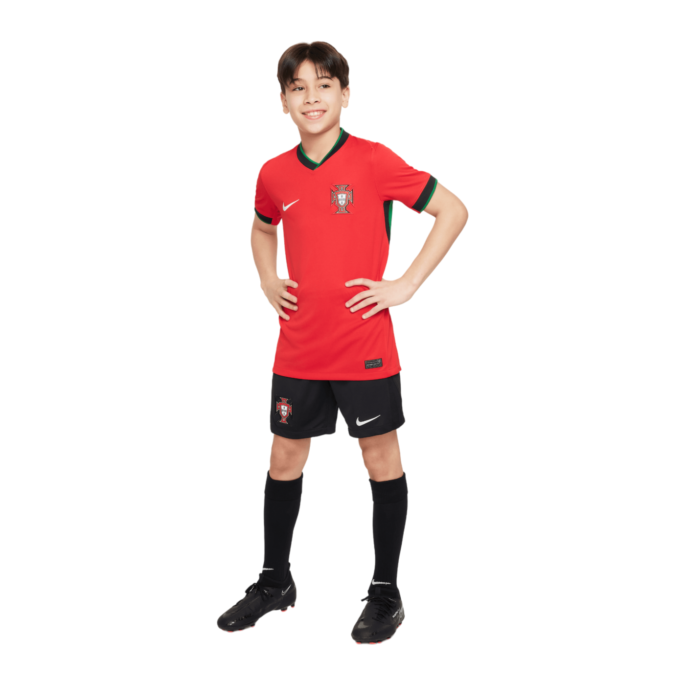 Nike Portugal Trikot Home EM 2024 Kids Rot F657