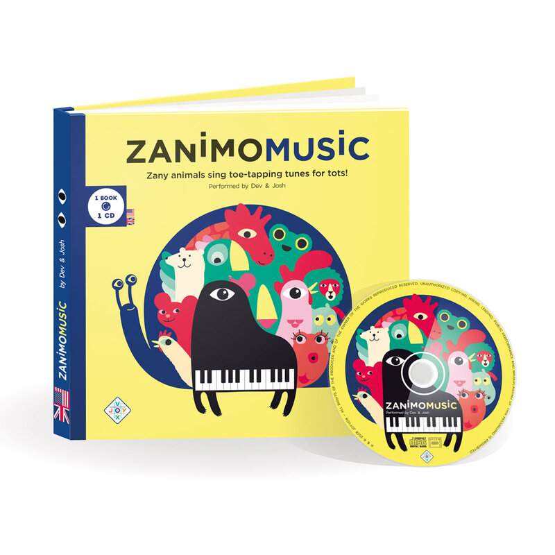 Livre-CD Les zanimomusic en anglais - Joyvox