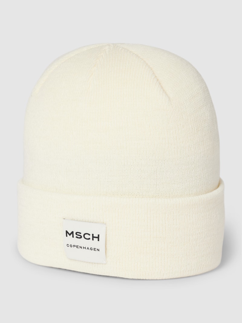 Beanie aus Woll-Mix Modell 'MOJO' in offwhite