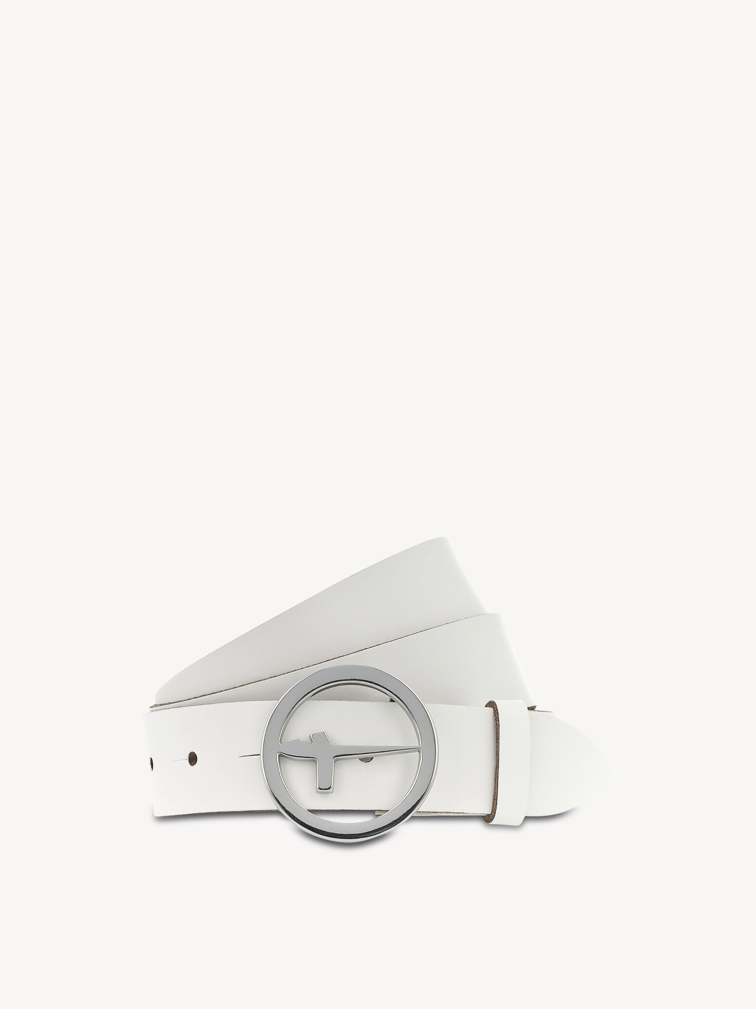 Ceinture en cuir - blanc