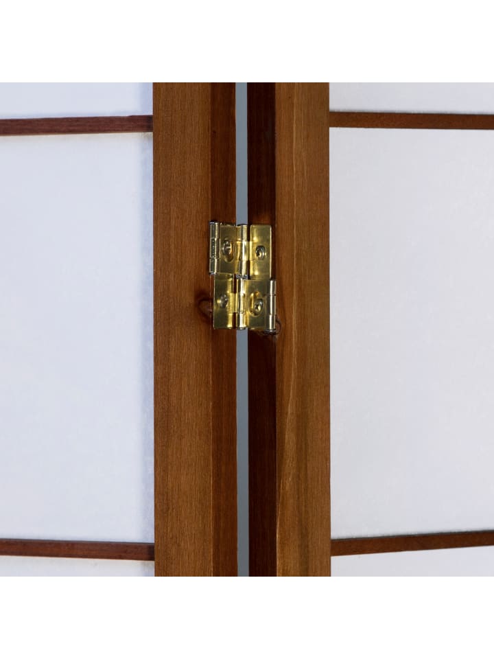 Homestyle4u 3-tlg. Paravent Shoji in Braun 132x175 cm günstig kaufen onesize