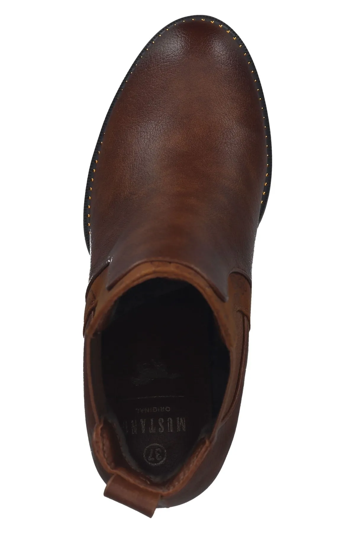 Mustang  Stiefelette - Braun - Blockabsatz