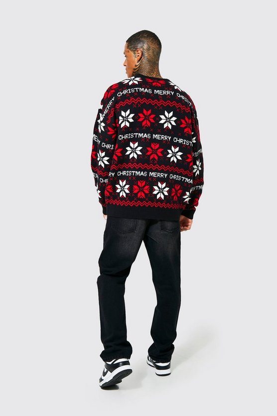 Oversize Merry Christmas Pullover