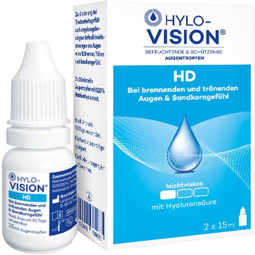 HYLO-VISION HD Augentropfen  2X15 ml  Augentropfen