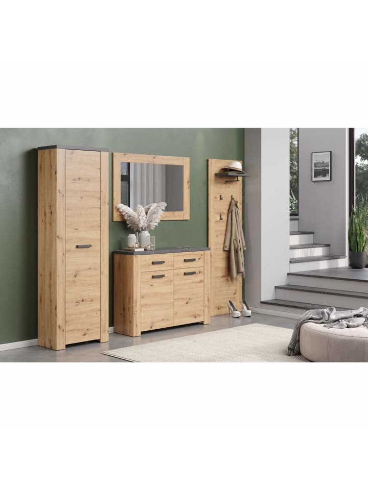 ebuy24 Garderobenmöbel Follow Eiche 270 x 35 cm günstig kaufen onesize