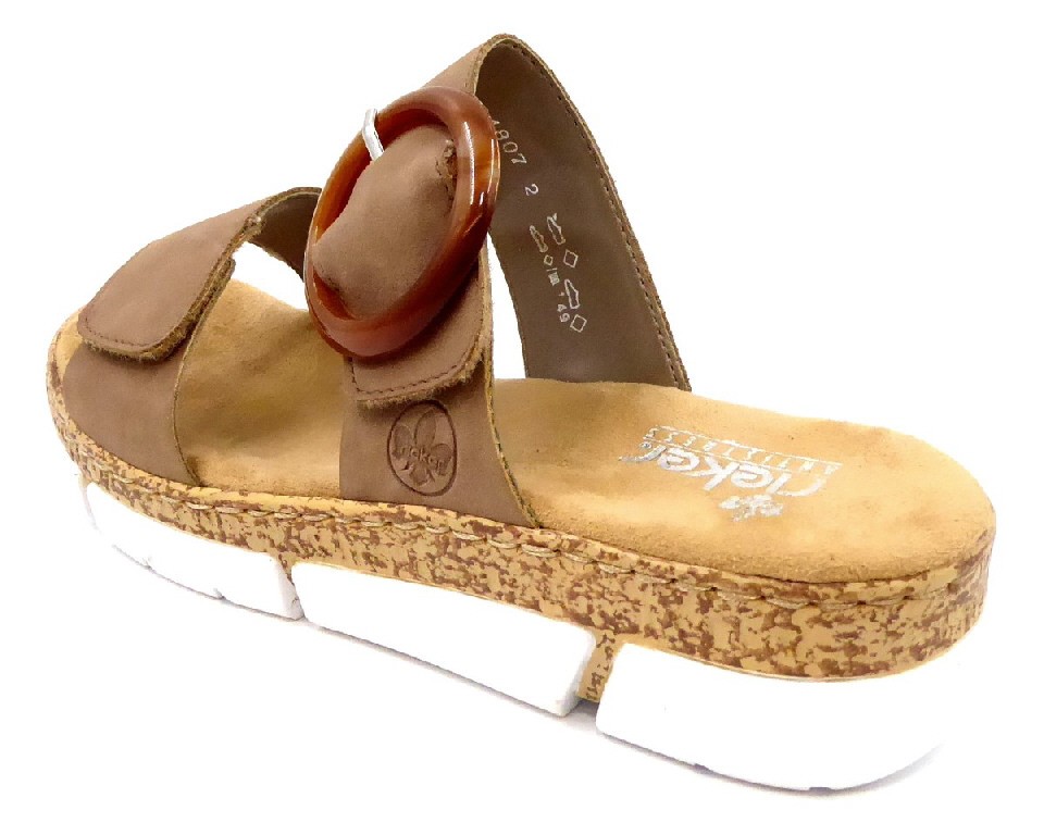 RIEKER Komfort Sandalen grau