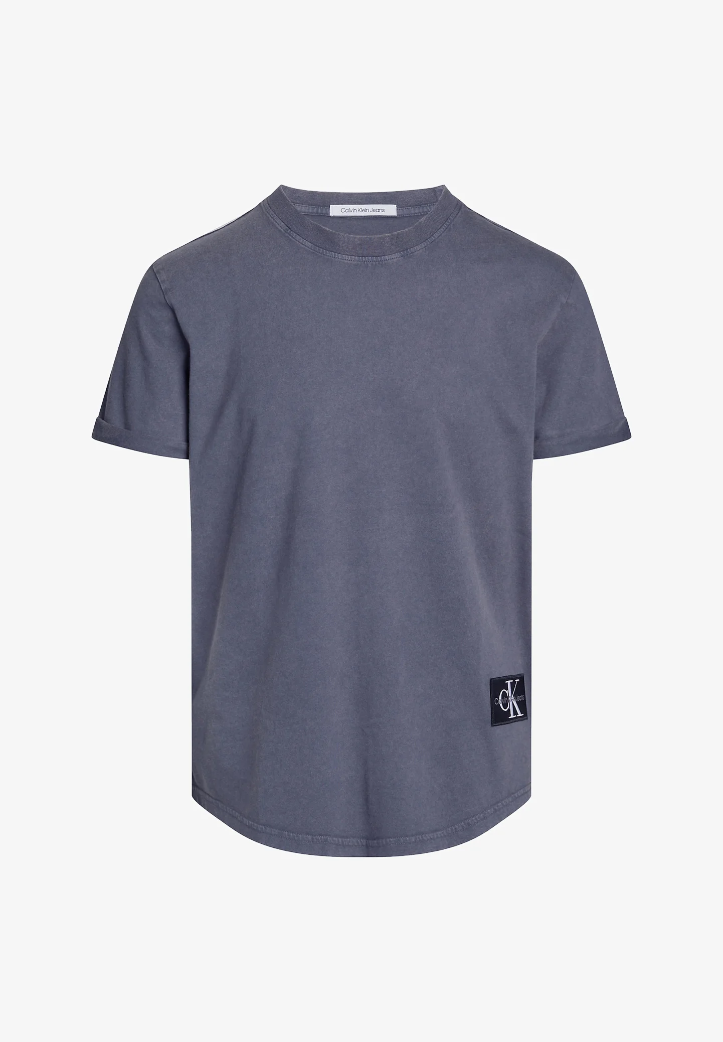 Calvin Klein Jeans CAMISETA LAVADA CON INSIGNIA MONÓLOGO - Camiseta básica