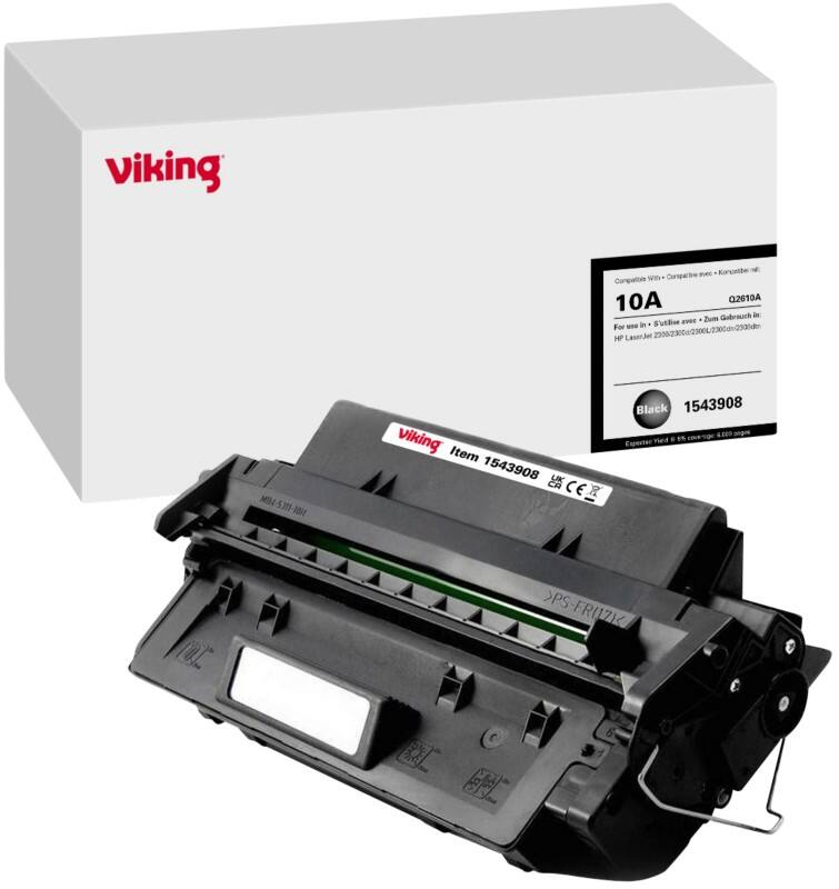 Viking 10A Kompatibel HP Tonerkartusche Q2610A Schwarz