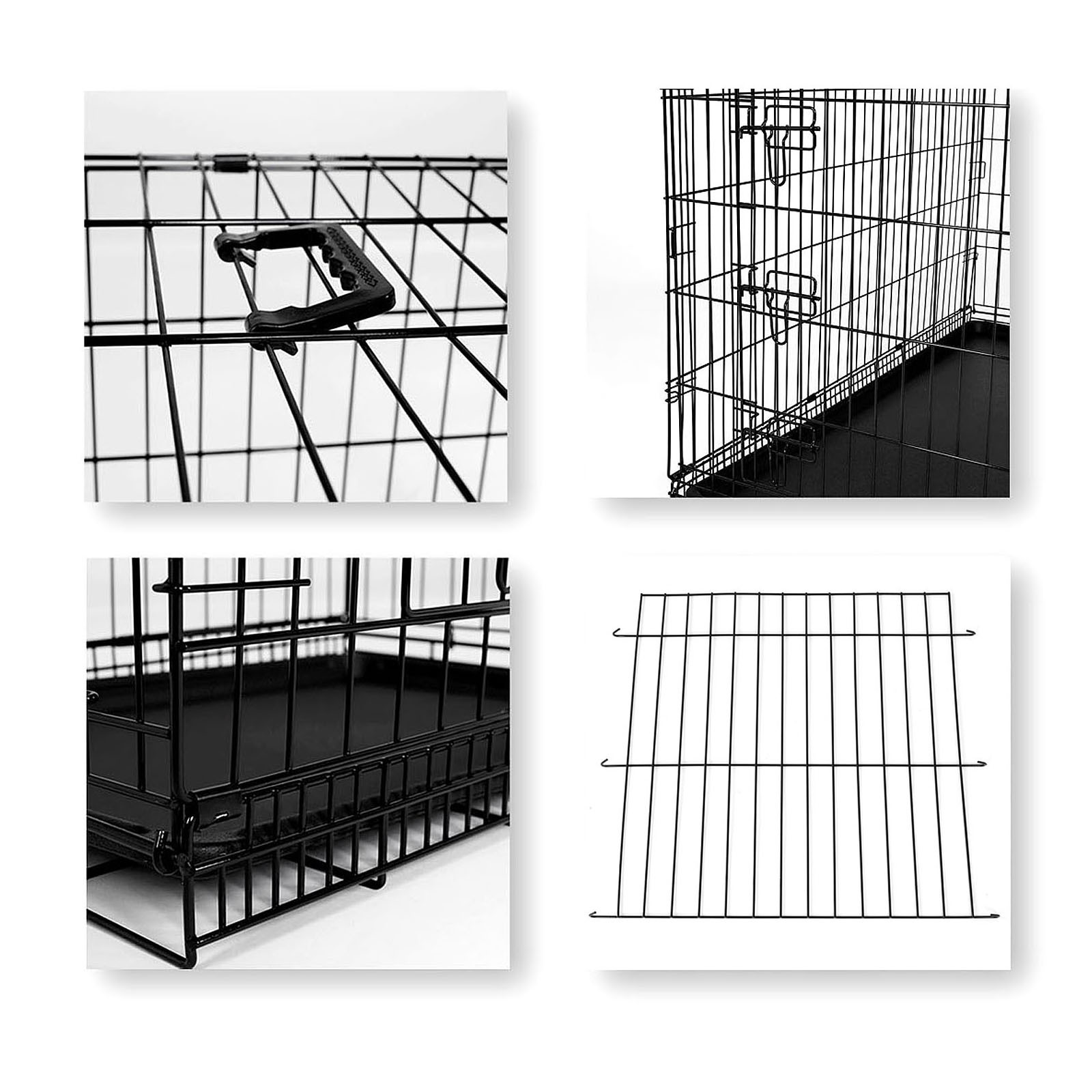 Lionto Transportboxen & Gitterboxen Lionto Hundetransportkäfig Tiertransportbox Hundebox Größe (S) 45x31x36 cm XL