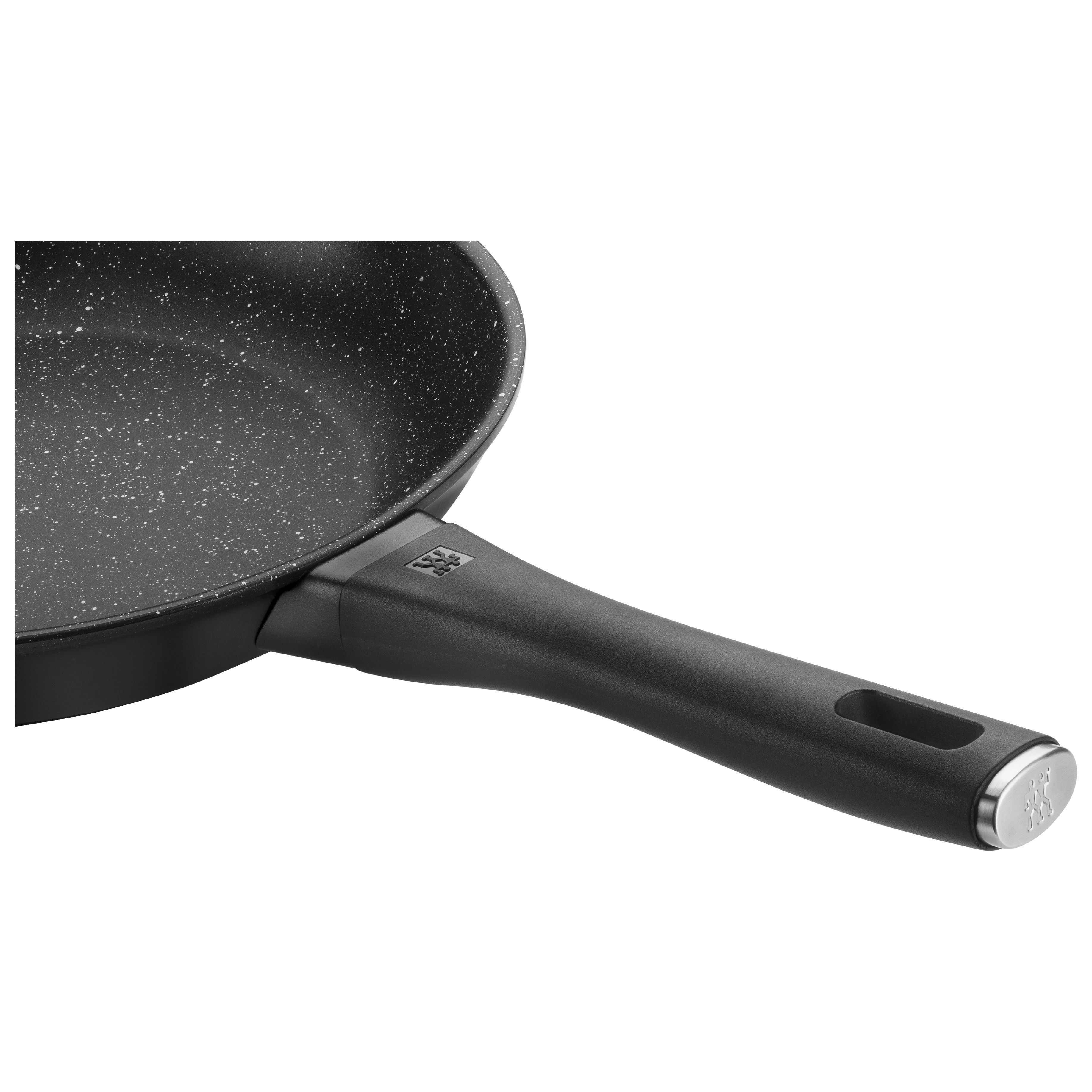 Bratpfanne hoch 24 cm, Aluminium, Schwarz