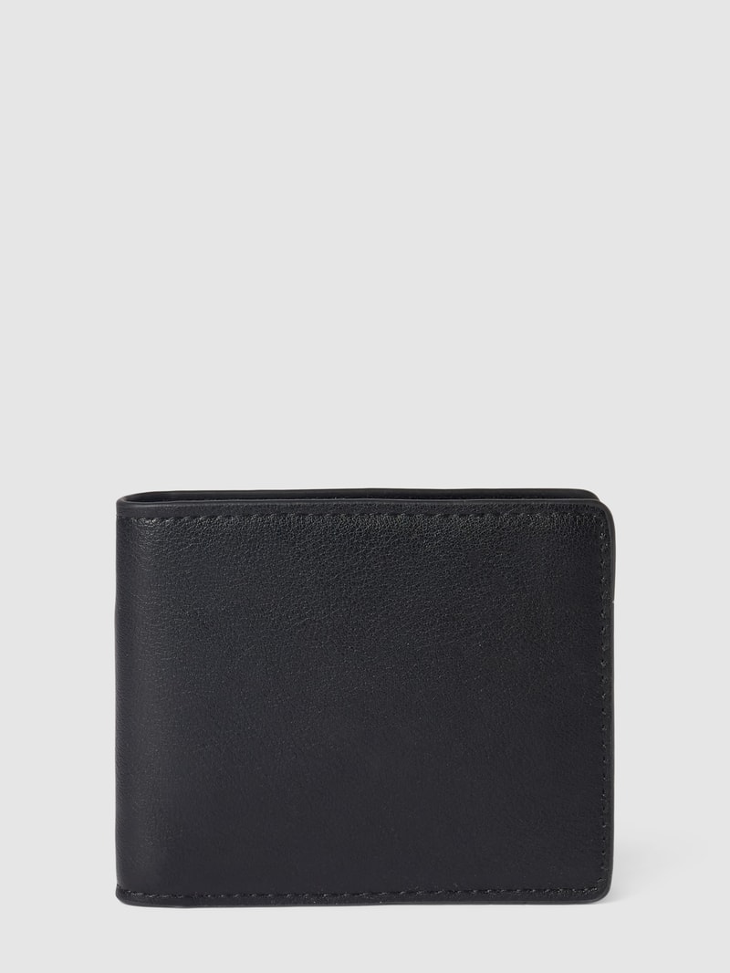 Portemonnaie mit Kartenfächern in schwarz