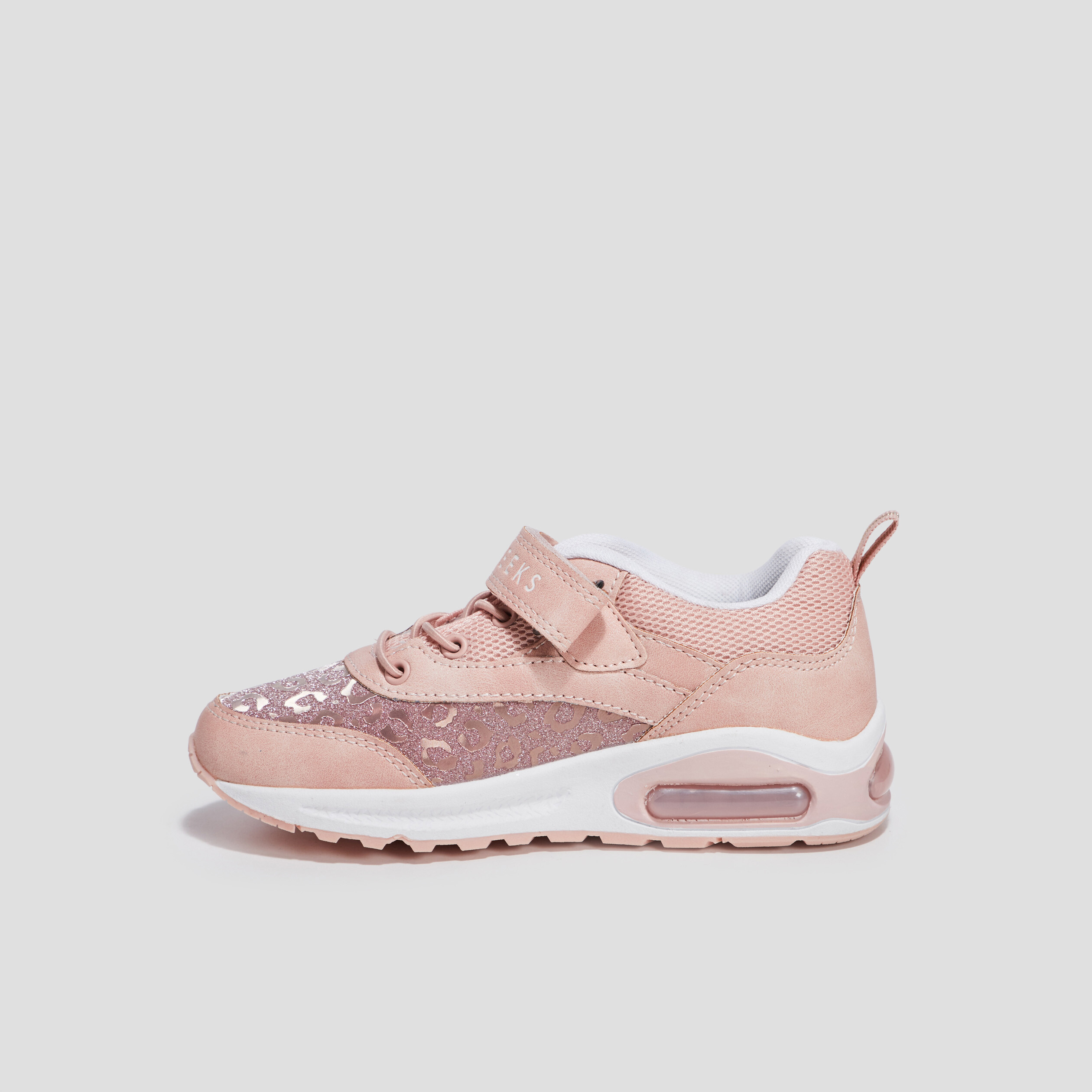 Runnings à lacets Creeks rose champagne fille | La Halle