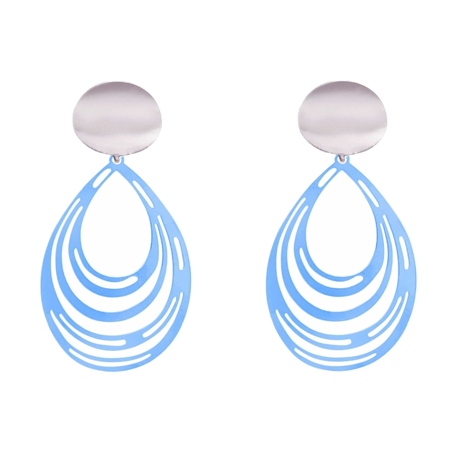Ohrhänger 'Mandala Tropfen BLUE'