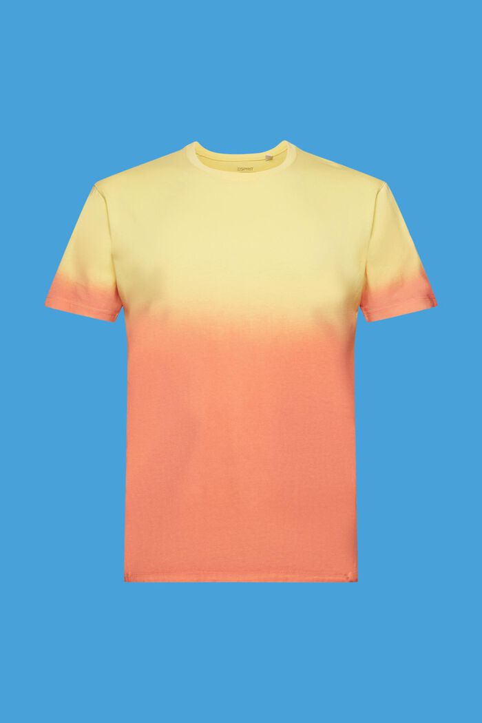Zweifarbig blass gefärbtes T-Shirt