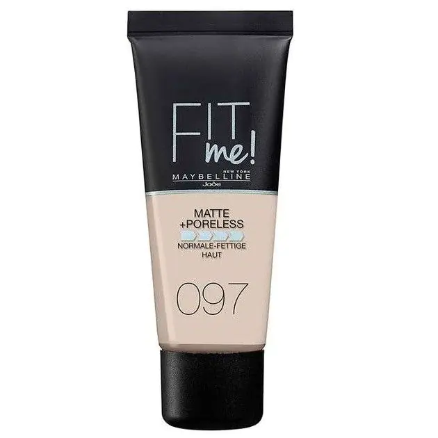 Base Maybelline Fit Me para o rosto, cor 97 Natural Porcelain