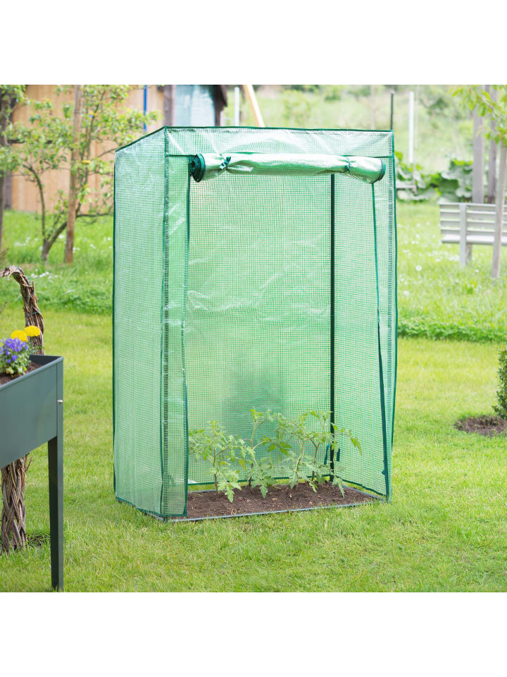 relaxdays Tomatengewächshaus in Transparent - (B)100 x (H)150 x (T)50 cm günstig kaufen onesize