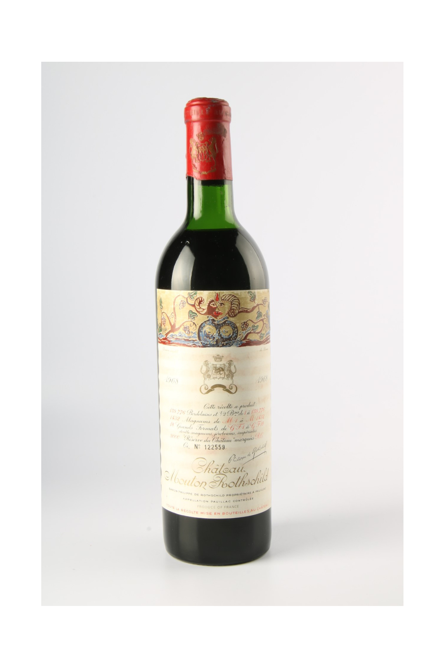 Château Mouton Rothschild 1968, Pauillac