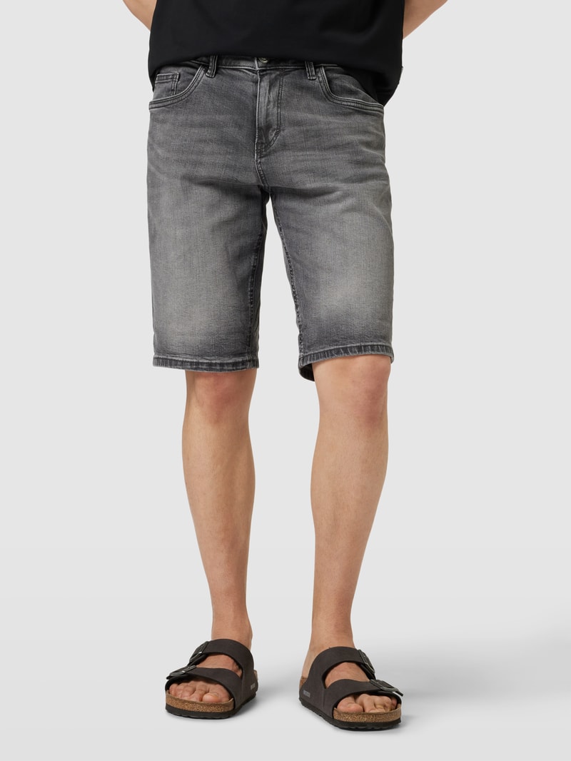 Jeansshorts im 5-Pocket-Design Modell 'Josh' in mittelgrau