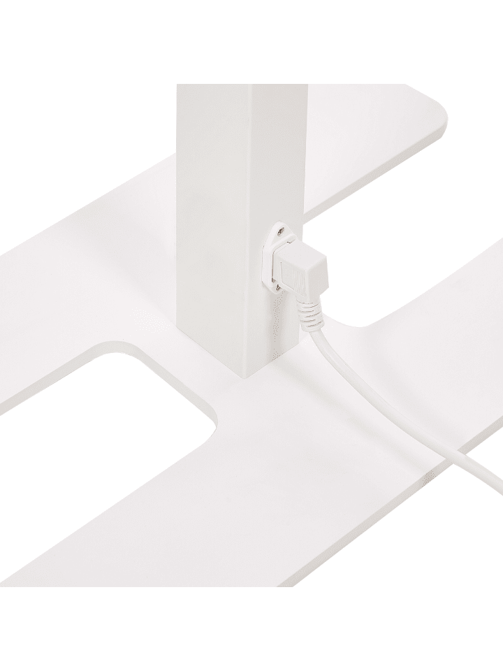 Beliani Stehleuchten SCULPTOR in Weiß - (W) 135 x (H) 197 x (L) 30 cm günstig kaufen onesize