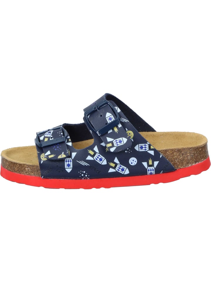 Dr. BRINKMANN Klassische Pantoletten in blau günstig kaufen