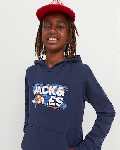 Jack & Jones Junior Kapuzensweatshirt JCODUST SWEAT HOOD SN JNR