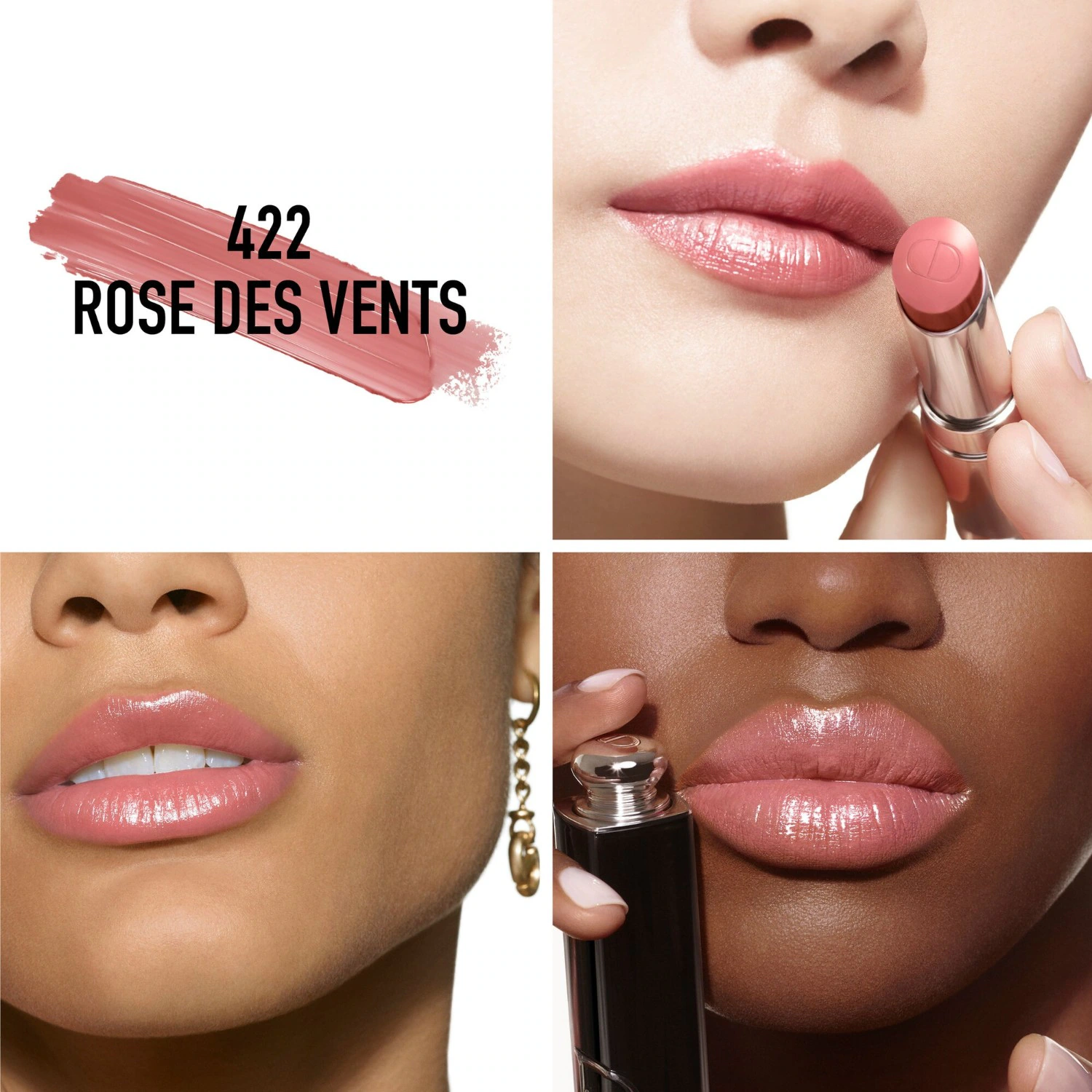 Pomadka DIOR Glossy Lipstick – Intensywny kolor – 90% składników pochodzenia naturalnego