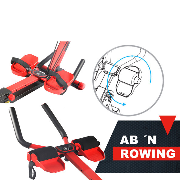 AB Rowing Multifunktions-Trainingsgerät mit Bändern