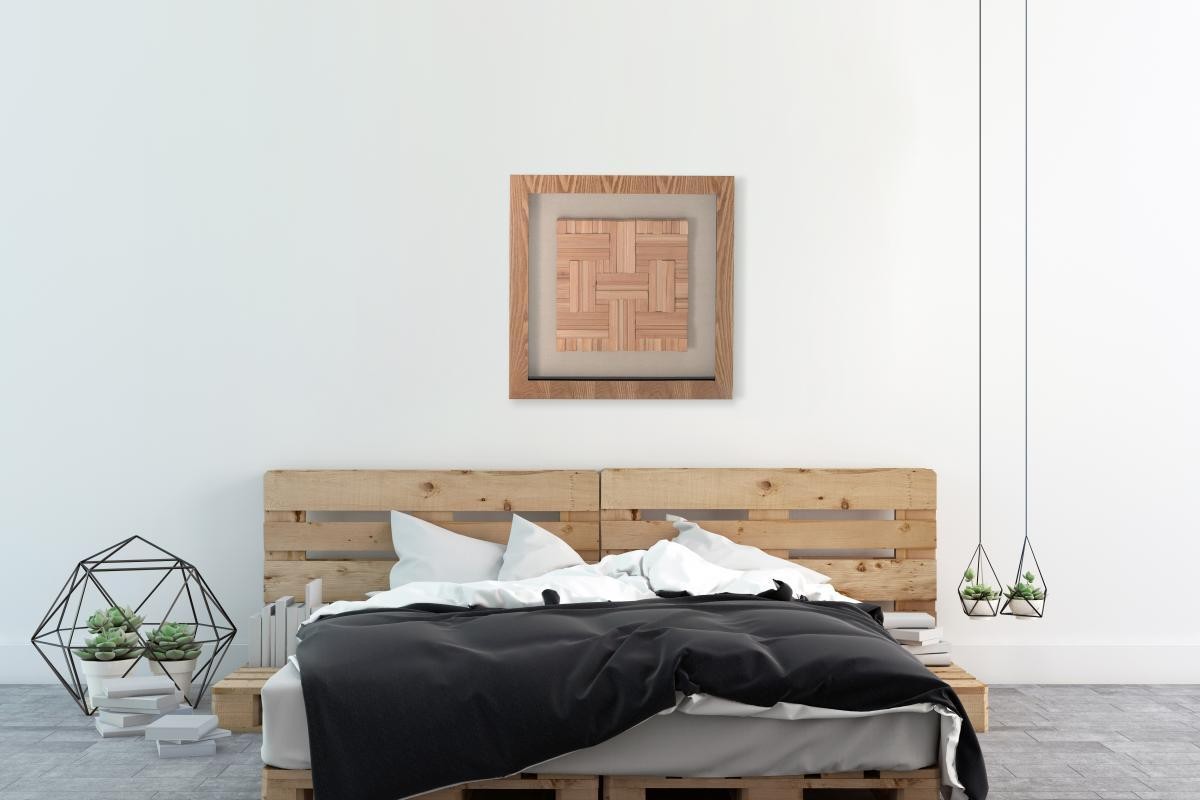 Kayoom Bild Holzkunst Quadrat 60x60 I WON200