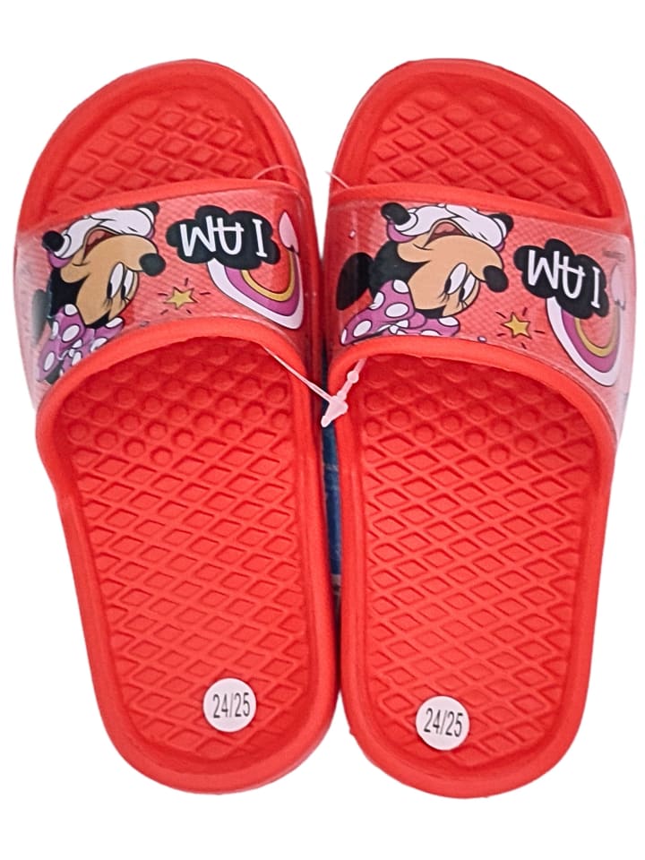 Disney Minnie Mouse Badelatschen Minnie Mouse in Rot günstig kaufen