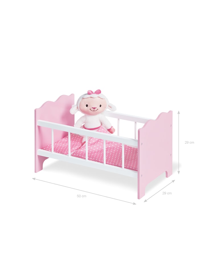 Pinolino 4-tlg. Puppenbett 'Jasmin“ in rosa günstig kaufen onesize