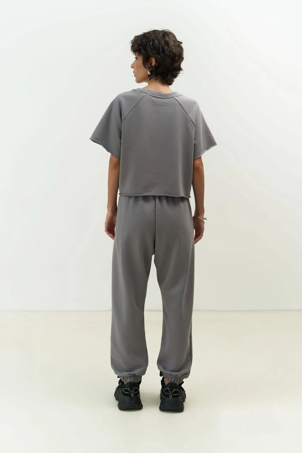 MAİ COLLECTİON  Vero Smoke Crop-Trainingsanzug-Set
