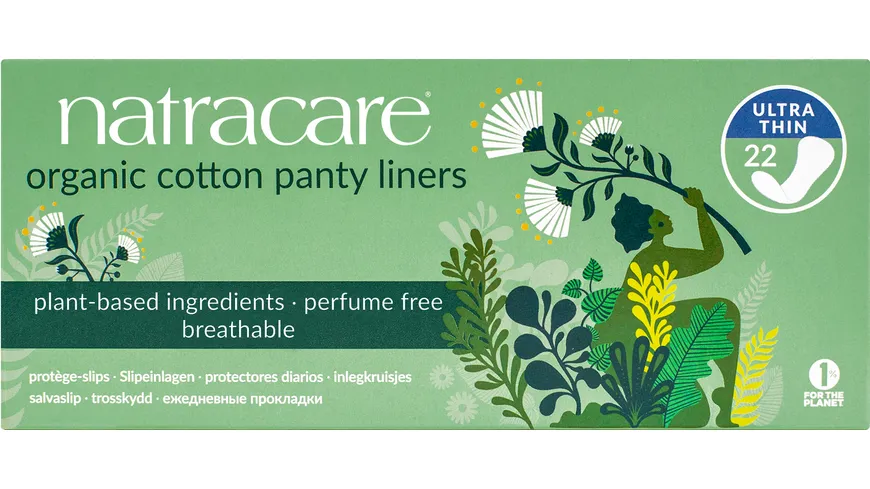 natracare Slipeinlagen Ultra thin 22 Stück