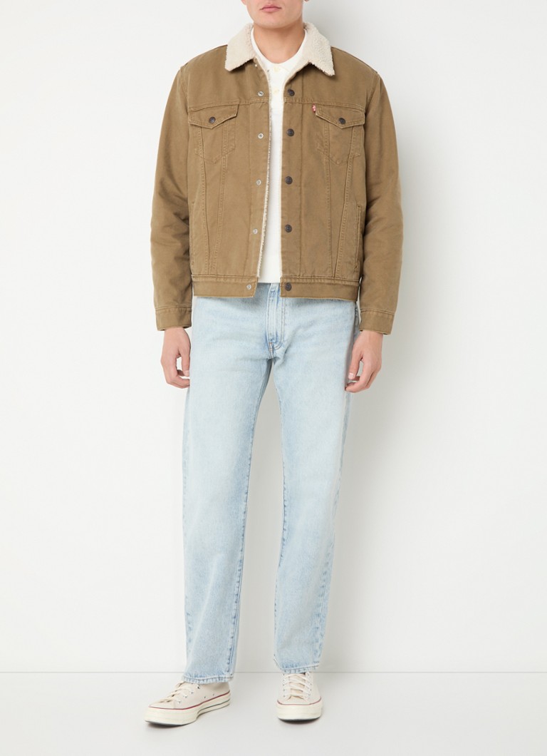 Kurtka jeansowa Levi's typu 3 z podszewką z materiału typu sherpa i polaru.