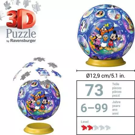 3D Puzzle Ball Disney Charaktere