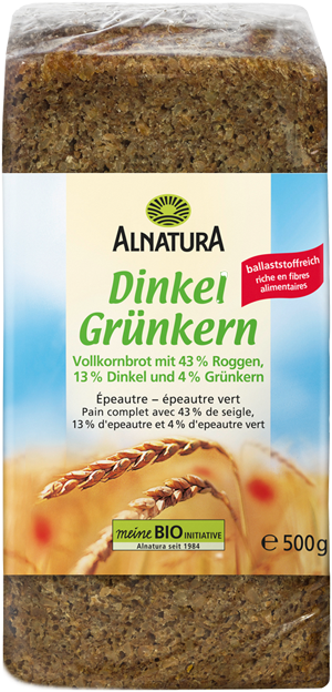 Alnatura Bio Dinkel Grünkern Brot