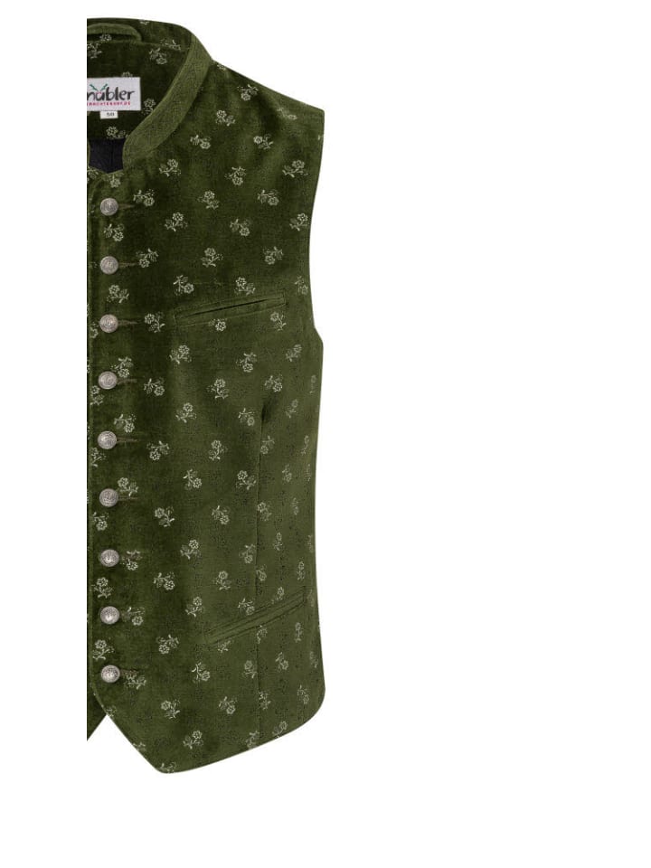 Nübler Trachtengilet Kasimir in Grün günstig kaufen