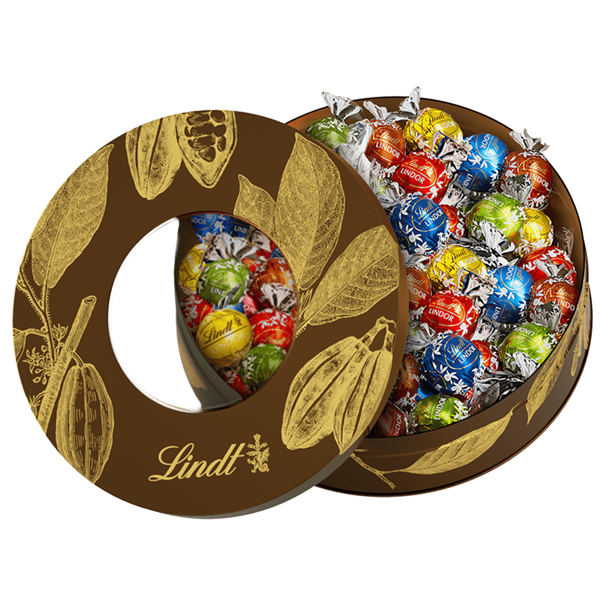 Lindt Pick & Mix Cacao Metalldose braun, 600g