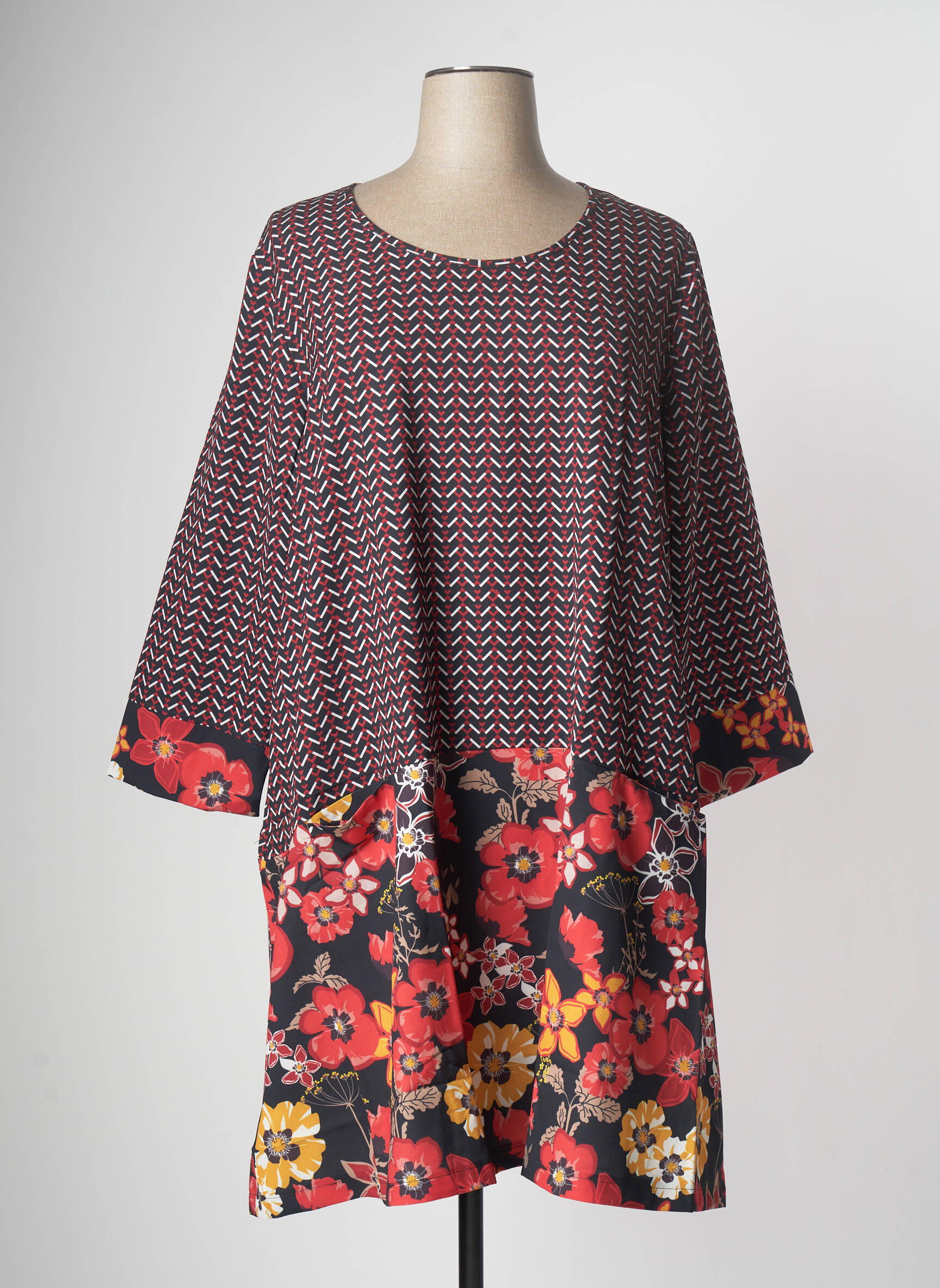 G Oze Tuniquemanchelongue Femme couleur rouge