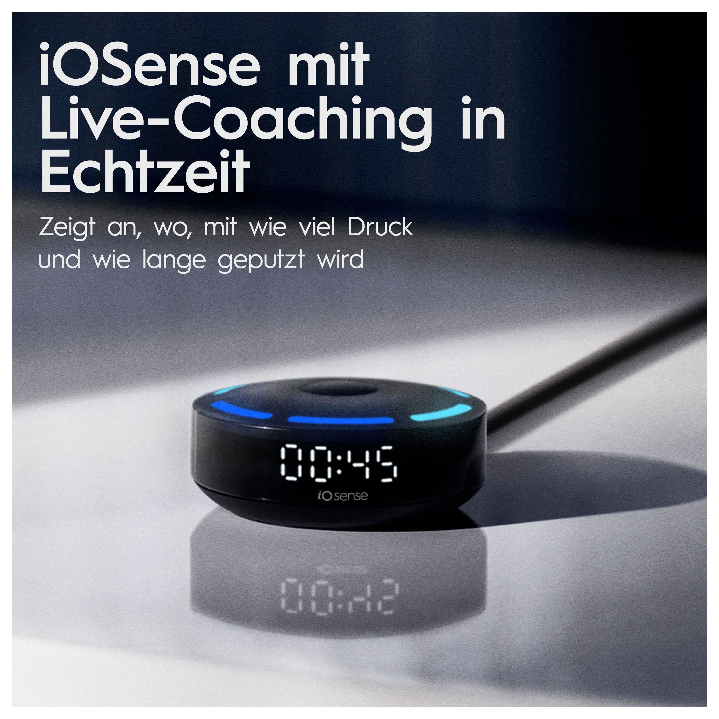 Oral-B Elektrische Zahnbürste iO 10, Aufsteckbürsten: 1 St., Magnet-Technologie, iOsense, 7 Putzmodi, Farbdisplay & Lade-Reiseetui