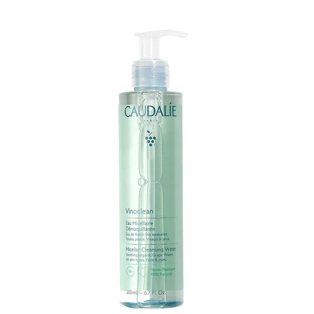 Caudalie Vinoclean micelinis makiažo valiklis, 200 ml