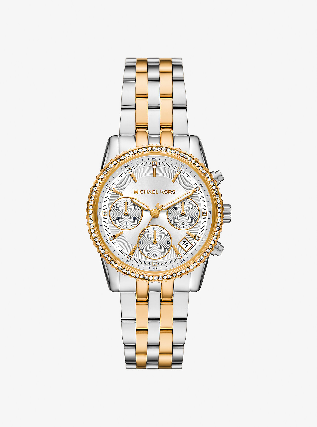 Mini Bryant Pavé Two-Tone Watch - TWO TONE