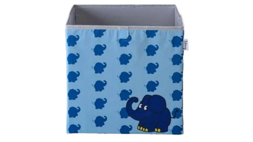 Lifeney Aufbewahrungsbox Die Maus 30x30x30cm blau, grau