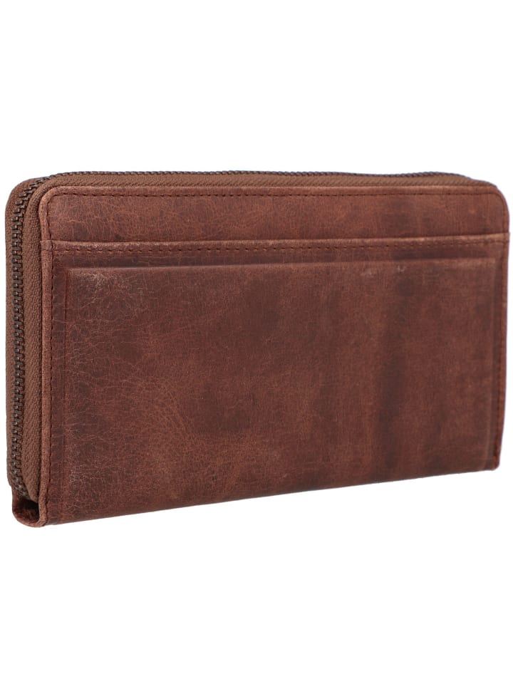 Police PT16-10369 Geldbörse Leder 20 cm in brown günstig kaufen onesize