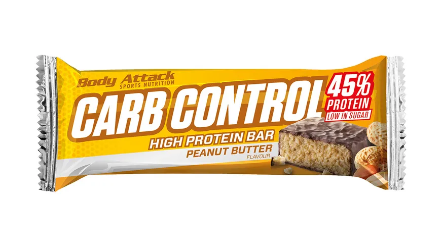 Body Attack Carb Control Proteinriegel Peanut Butter 100 g