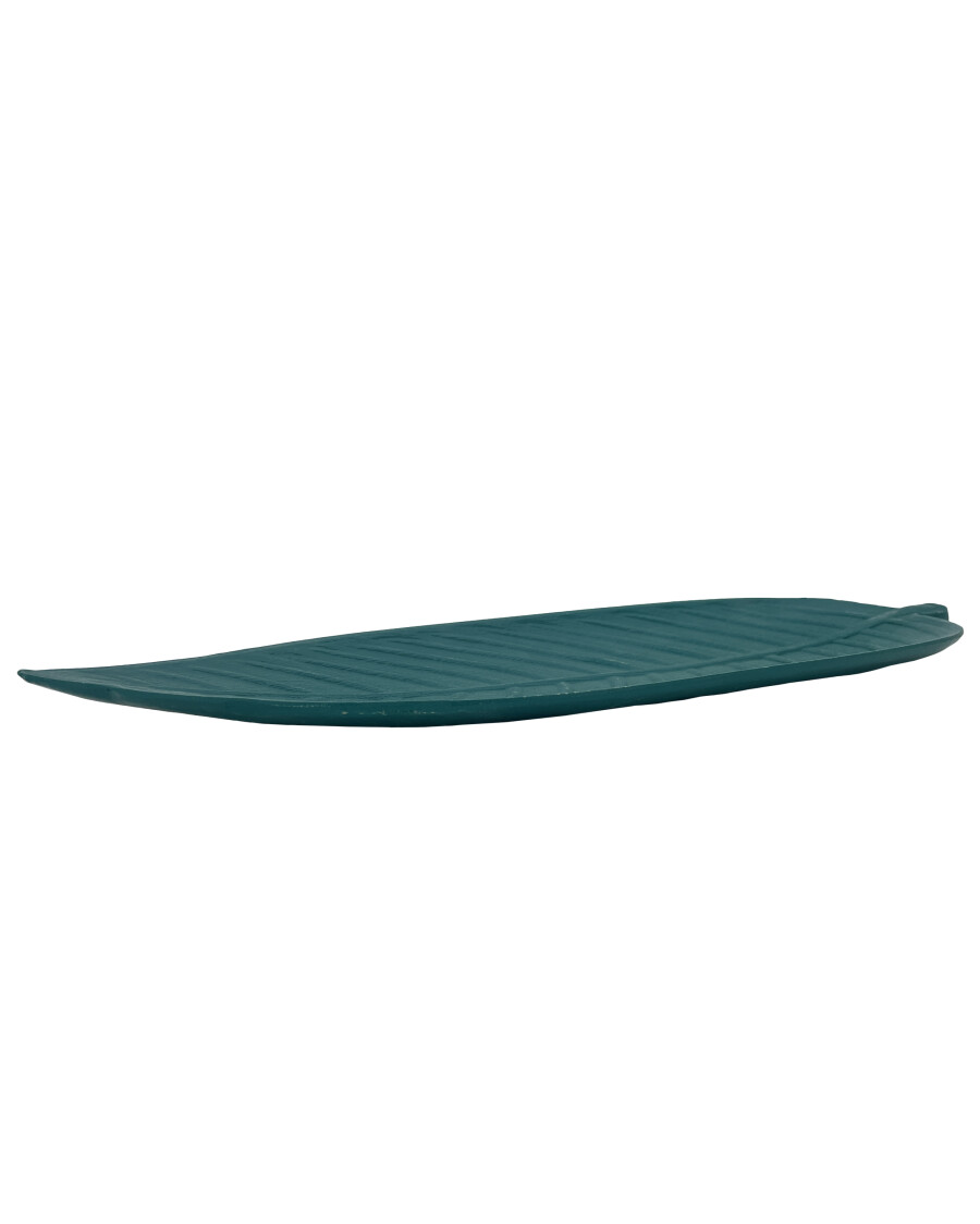 Dekotablett Blatt