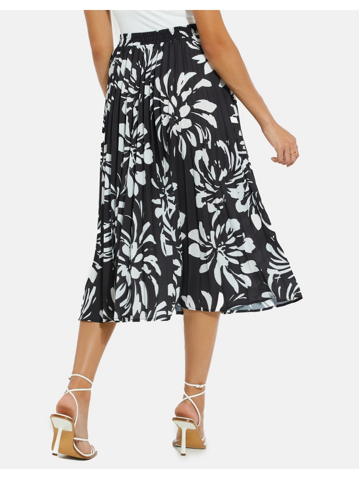 Threadbare Sommer-Rock in Black-White günstig kaufen