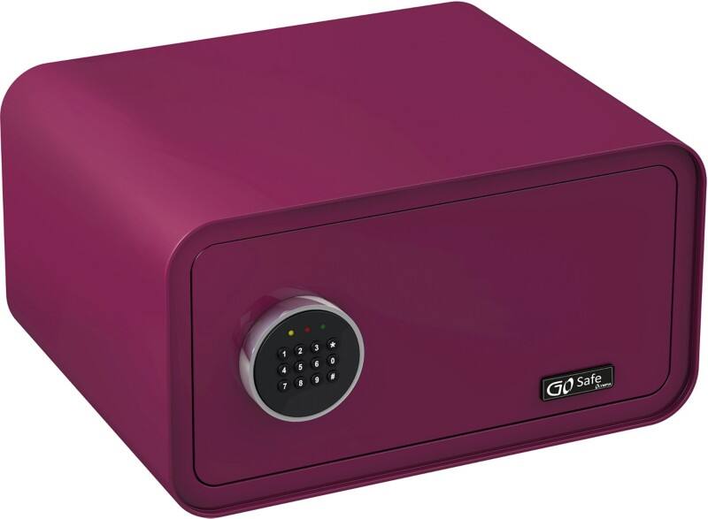 Olympia Einbruchschutztresor GoSafe 200 Beere 240 x 430 x 430 mm Elektronisch